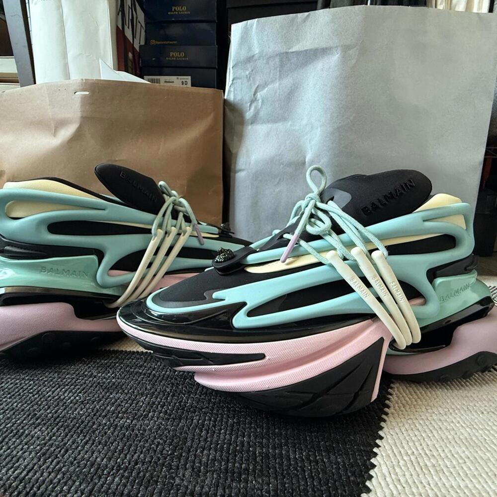 Unicorn sneakers in two-tone neoprene and leather - Picture 9 of 9